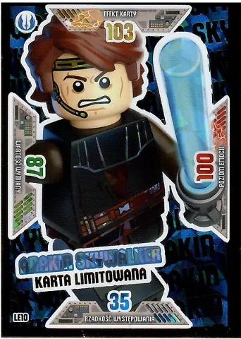 Star Wars Trading Card Game (Polish) Series 2 - # LE10 Anakin Skywalker Karta Limitowana