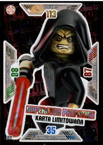Star Wars Trading Card Game (Polish) Series 2 - # LE11 Imperator Palpatine Karta Limitowana