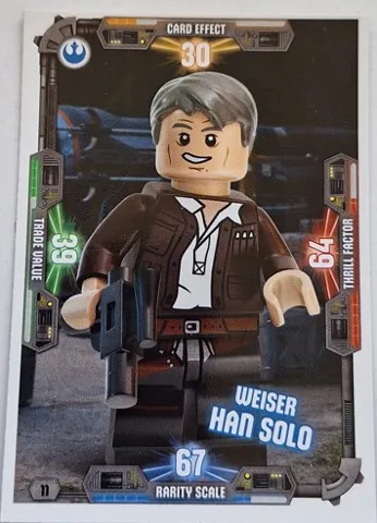 Star Wars Trading Card Game (German) Series 3 - # 11 Weiser Han Solo