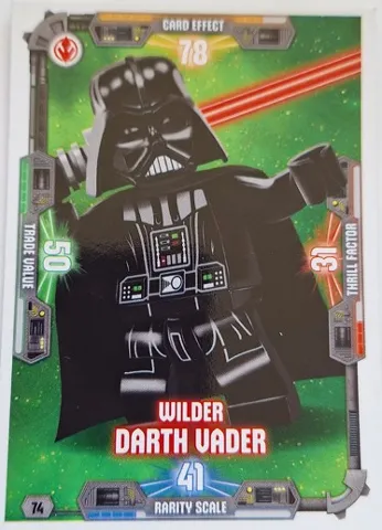 Star Wars Trading Card Game (German) Series 3 - # 74 Wilder Darth Vader