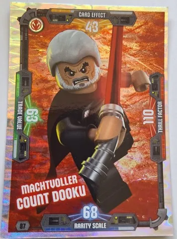 Star Wars Trading Card Game (German) Series 3 - # 87 Machtvoller Count Dooku