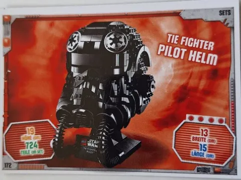 Star Wars Trading Card Game (German) Series 3 - # 172 Tie Fighter Pilot Helm