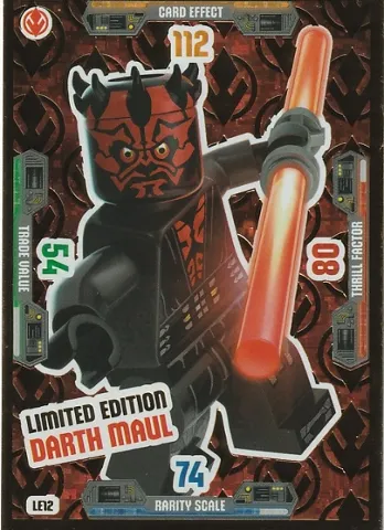 Star Wars Trading Card Game (English) Series 3 - # LE12 Limited Edition Darth Maul