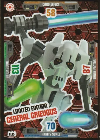 Star Wars Trading Card Game (English) Series 3 - # LE15 Limited Edition General Grievous