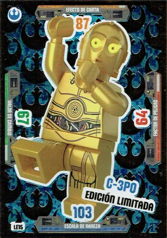 Star Wars Trading Card Game (Spanish) Series 3 - # LE15 Limited Edition C-3PO