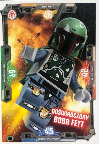Star Wars Trading Card Game (Polish) Series 3 - # 80 Doświadczony Boba Fett