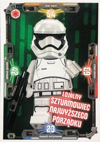 Star Wars Trading Card Game (Polish) Series 3 - # 95 Lojalny Szturmowiec Najwyższego Porządku
