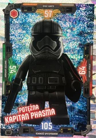 Star Wars Trading Card Game (Polish) Series 3 - # 102 Potężna Kapitan Phasma