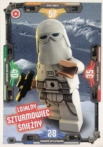 Star Wars Trading Card Game (Polish) Series 3 - # 110 Lojalny Szturmowiec Śnieżny