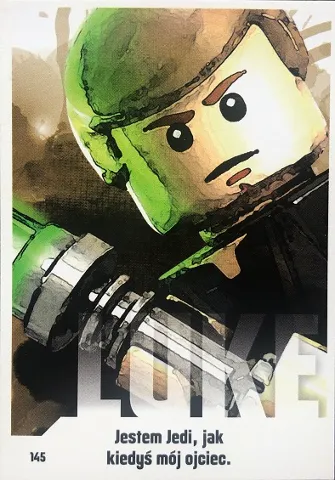 Star Wars Trading Card Game (Polish) Series 3 - # 145 Luke