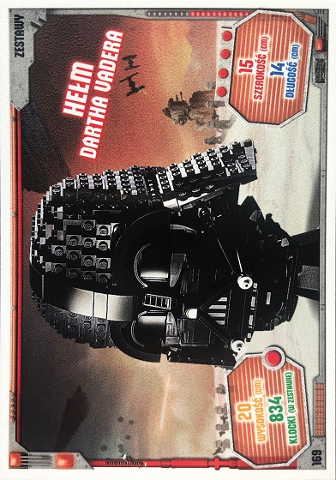 Star Wars Trading Card Game (Polish) Series 3 - # 169 Hełm Dartha Vadera
