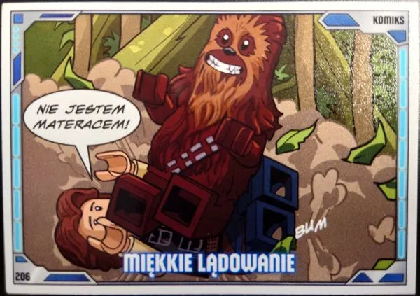 Star Wars Trading Card Game (Polish) Series 3 - # 206 Miękkie Lądowanie