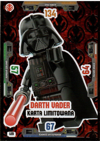Star Wars Trading Card Game (Polish) Series 3 - # LE9 Darth Vader Karta Limitowana