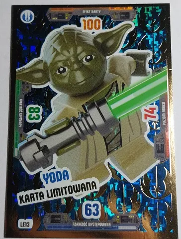 Star Wars Trading Card Game (Polish) Series 3 - # LE13 Yoda Karta Limitowana