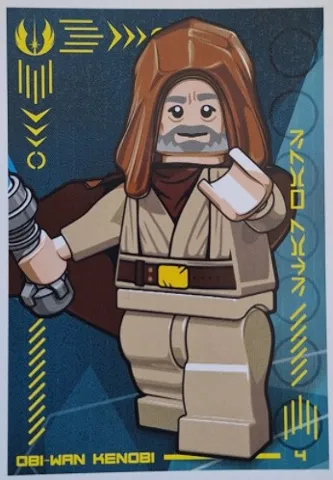Star Wars Trading Card Collection (German) Series 4 ('Die Macht' Edition) - # 4 Obi-Wan Kenobi
