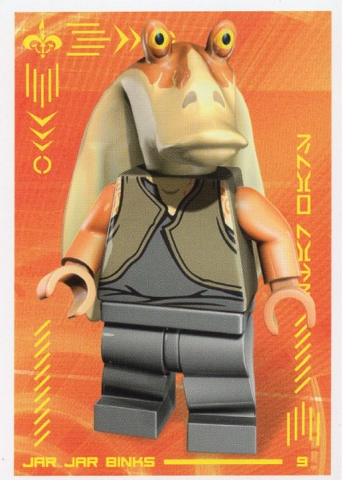 Star Wars Trading Card Collection (German) Series 4 ('Die Macht' Edition) - # 9 Jar Jar Binks