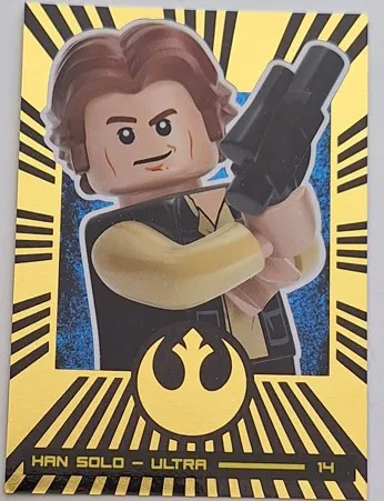 Star Wars Trading Card Collection (German) Series 4 ('Die Macht' Edition) - # 14 Han Solo - Ultra