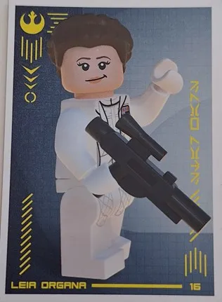 Star Wars Trading Card Collection (German) Series 4 ('Die Macht' Edition) - # 16 Leia Organa