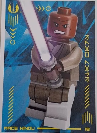 Star Wars Trading Card Collection (German) Series 4 ('Die Macht' Edition) - # 18 Mace Windu