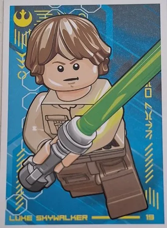 Star Wars Trading Card Collection (German) Series 4 ('Die Macht' Edition) - # 19 Luke Skywalker