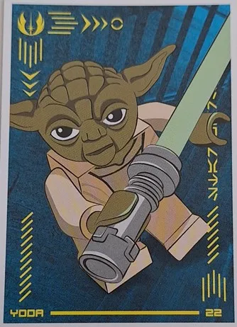 Star Wars Trading Card Collection (German) Series 4 ('Die Macht' Edition) - # 22 Yoda