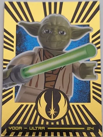 Star Wars Trading Card Collection (German) Series 4 ('Die Macht' Edition) - # 24 Yoda - Ultra