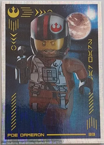 Star Wars Trading Card Collection (German) Series 4 ('Die Macht' Edition) - # 33 Poe Dameron