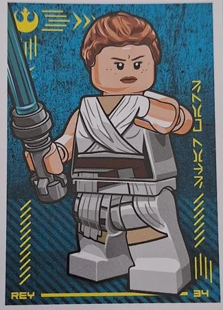 Star Wars Trading Card Collection (German) Series 4 ('Die Macht' Edition) - # 34 Rey