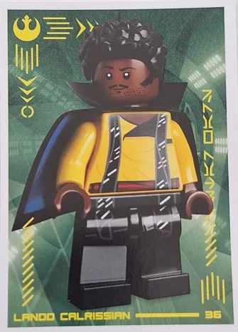 Star Wars Trading Card Collection (German) Series 4 ('Die Macht' Edition) - # 36 Lando Calrissian