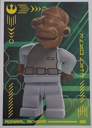Star Wars Trading Card Collection (German) Series 4 ('Die Macht' Edition) - # 38 Admiral Ackbar