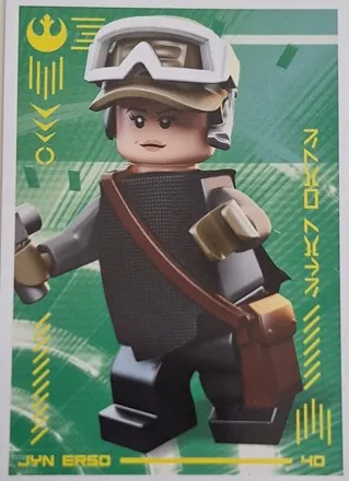 Star Wars Trading Card Collection (German) Series 4 ('Die Macht' Edition) - # 40 Jyn Erso
