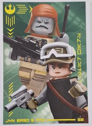 Star Wars Trading Card Collection (German) Series 4 ('Die Macht' Edition) - # 68 Jyn Erso & Pro