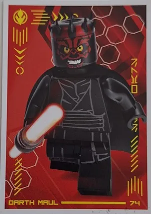 Star Wars Trading Card Collection (German) Series 4 ('Die Macht' Edition) - # 74 Darth Maul