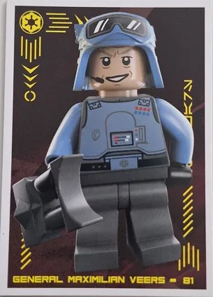 Star Wars Trading Card Collection (German) Series 4 ('Die Macht' Edition) - # 81 General Maximilian Veers