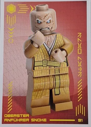 Star Wars Trading Card Collection (German) Series 4 ('Die Macht' Edition) - # 91 Oberster Anführer Snoke