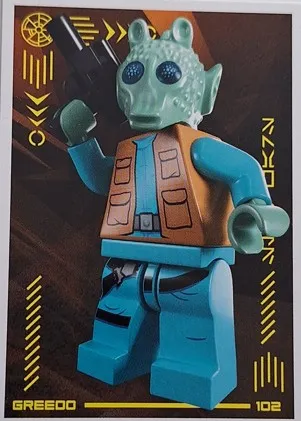 Star Wars Trading Card Collection (German) Series 4 ('Die Macht' Edition) - # 102 Greedo