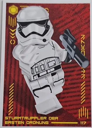 Star Wars Trading Card Collection (German) Series 4 ('Die Macht' Edition) - # 117 Sturmtruppler der Ersten Ordnung