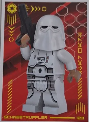 Star Wars Trading Card Collection (German) Series 4 ('Die Macht' Edition) - # 123 Schneetruppler