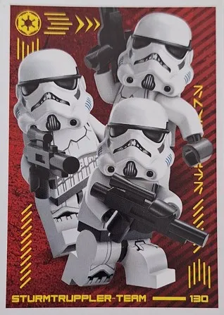 Star Wars Trading Card Collection (German) Series 4 ('Die Macht' Edition) - # 130 Sturmtruppler-Team