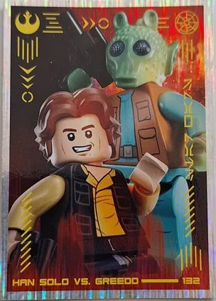 Star Wars Trading Card Collection (German) Series 4 ('Die Macht' Edition) - # 132 Han Solo vs. Greedo