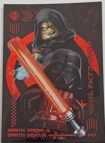 Star Wars Trading Card Collection (German) Series 4 ('Die Macht' Edition) - # 147 Darth Vader & Darth Sidious