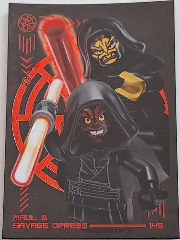 Star Wars Trading Card Collection (German) Series 4 ('Die Macht' Edition) - # 148 Maul & Savage Opress
