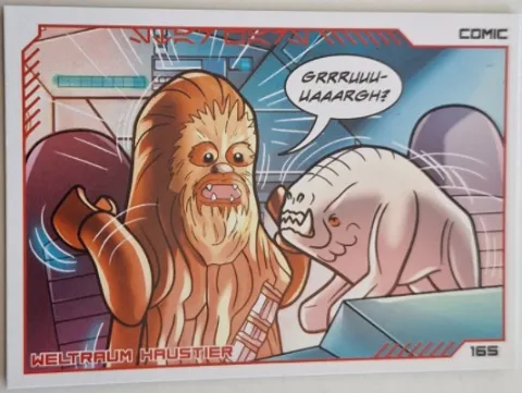 Star Wars Trading Card Collection (German) Series 4 ('Die Macht' Edition) - # 165 Weltraum Haustier
