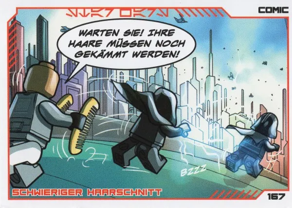 Star Wars Trading Card Collection (German) Series 4 ('Die Macht' Edition) - # 167 Schwieriger Haarschnitt