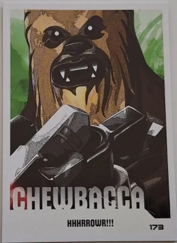 Star Wars Trading Card Collection (German) Series 4 ('Die Macht' Edition) - # 173 Chewbacca