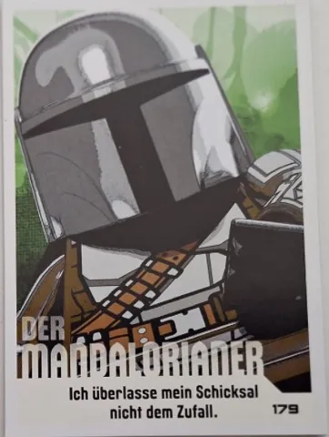 Star Wars Trading Card Collection (German) Series 4 ('Die Macht' Edition) - # 179 Der Mandalorianer