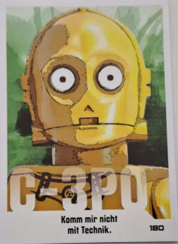 Star Wars Trading Card Collection (German) Series 4 ('Die Macht' Edition) - # 180 C-3PO