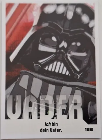 Star Wars Trading Card Collection (German) Series 4 ('Die Macht' Edition) - # 182 Vader