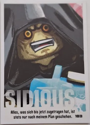 Star Wars Trading Card Collection (German) Series 4 ('Die Macht' Edition) - # 183 Sidious