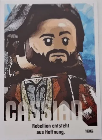 Star Wars Trading Card Collection (German) Series 4 ('Die Macht' Edition) - # 186 Cassian